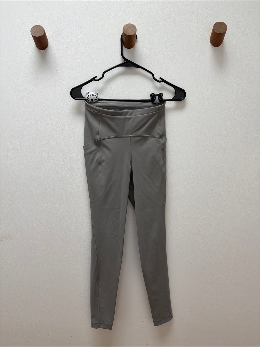 Lululemon High-Waist Gray Performance Leggings